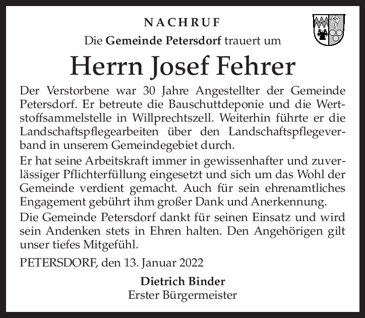 Josef Fehrer