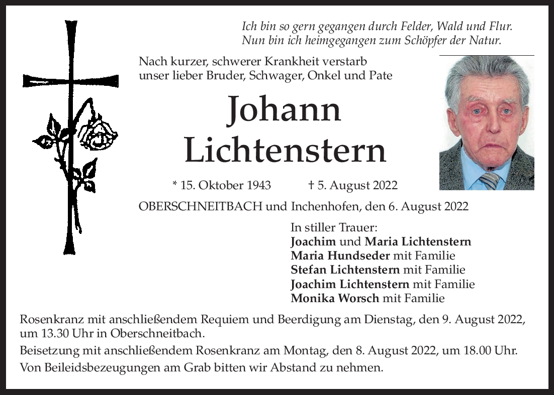 Johann Lich­tens­tern