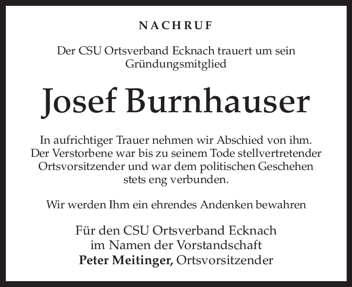 Josef Burn­hau­ser
