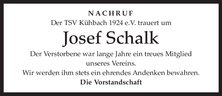 Josef Schalk