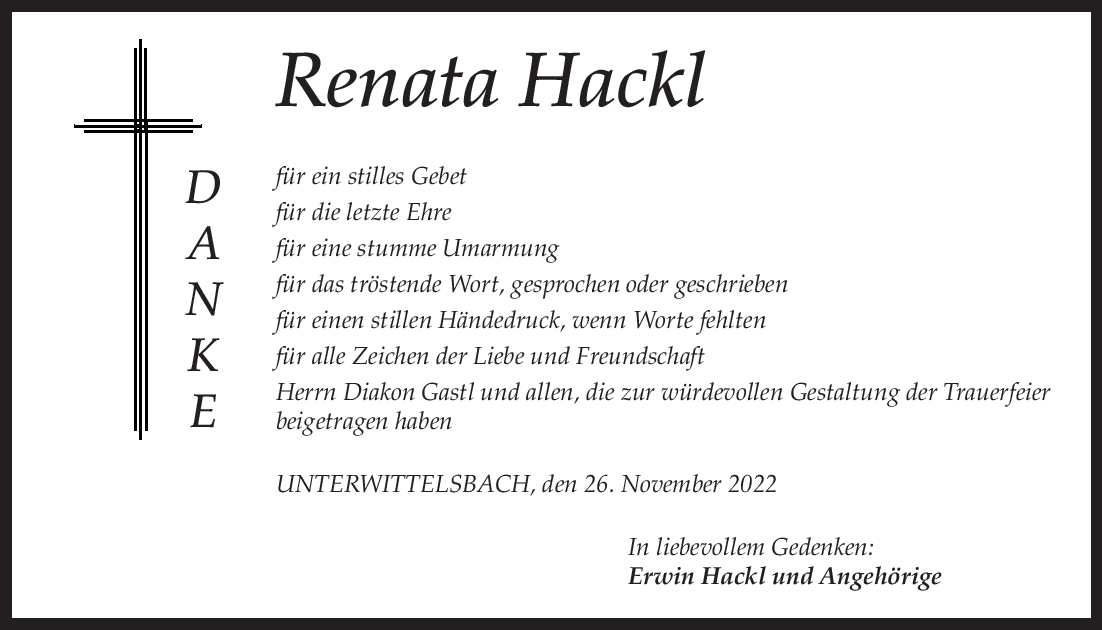 Rena­ta Hackl