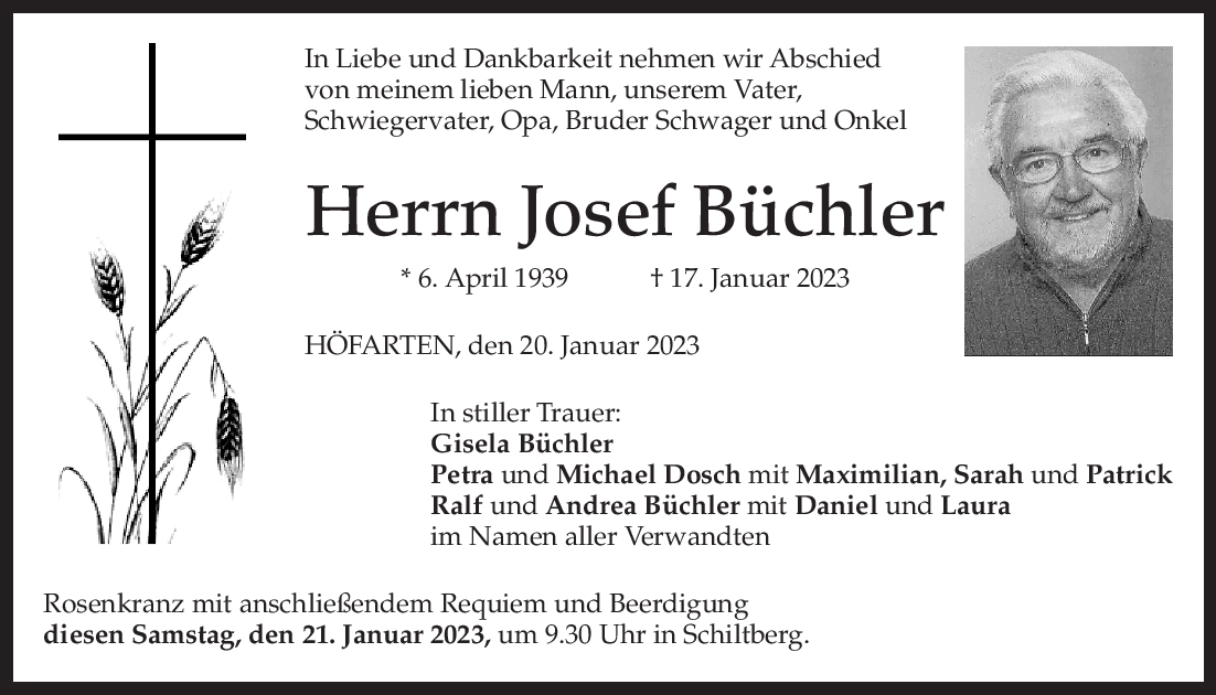 Josef Büch­ler