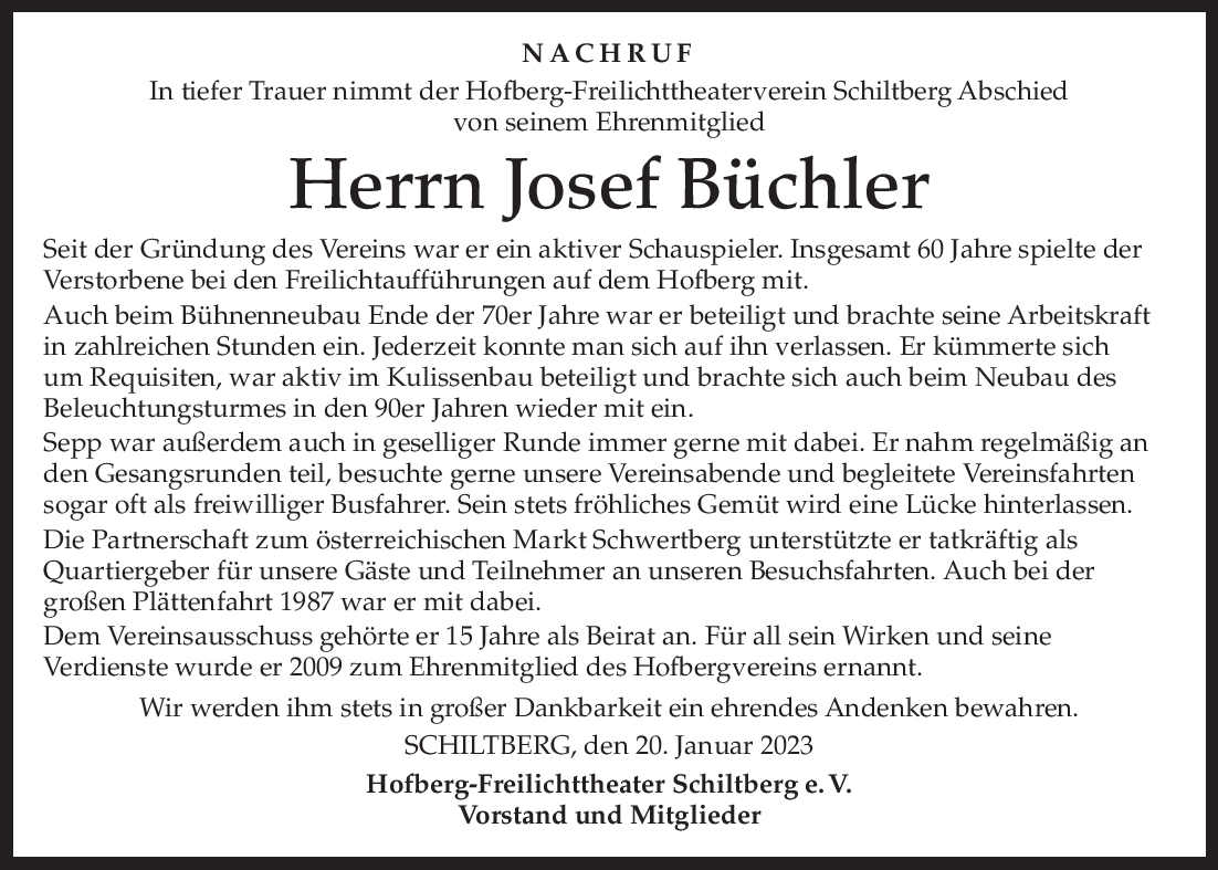 Josef Büch­ler