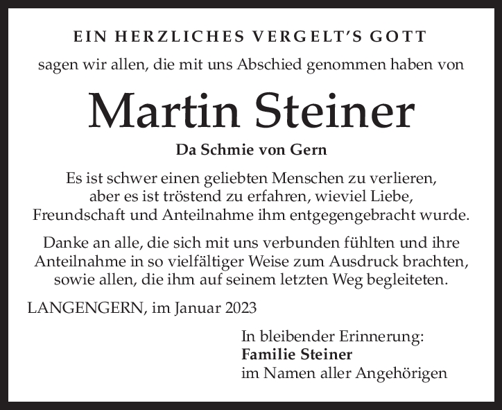 Mar­tin Stei­ner