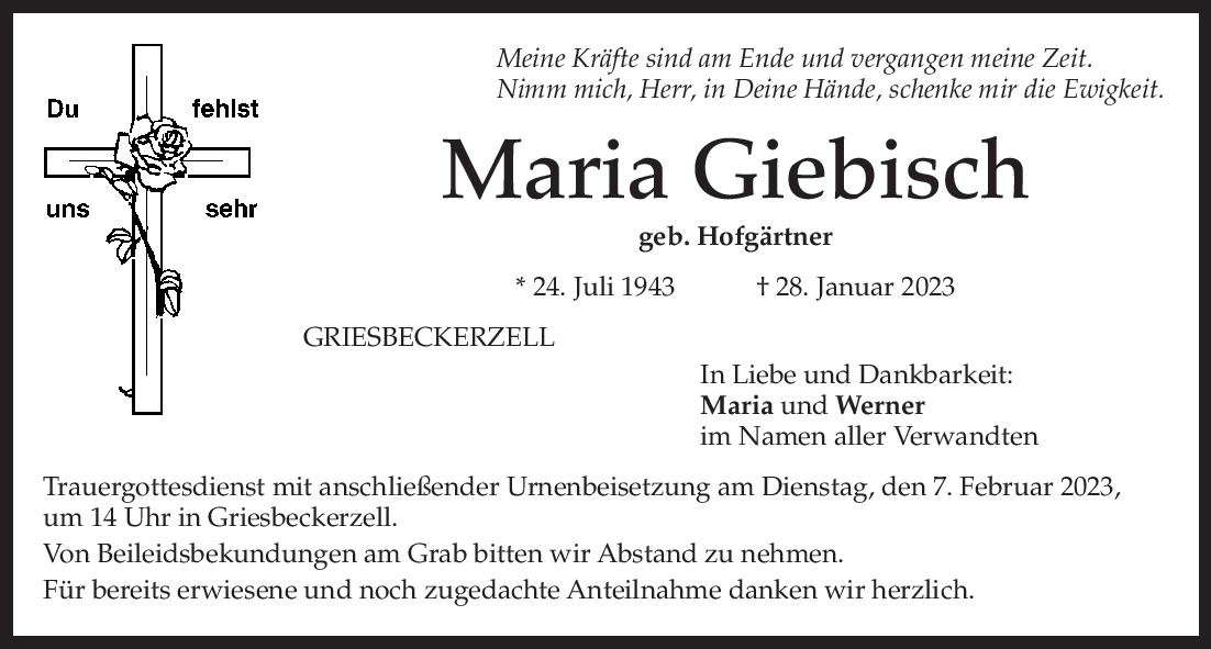 Maria Gie­bisch