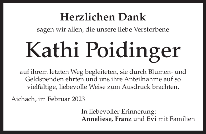 Kathi Poidin­ger