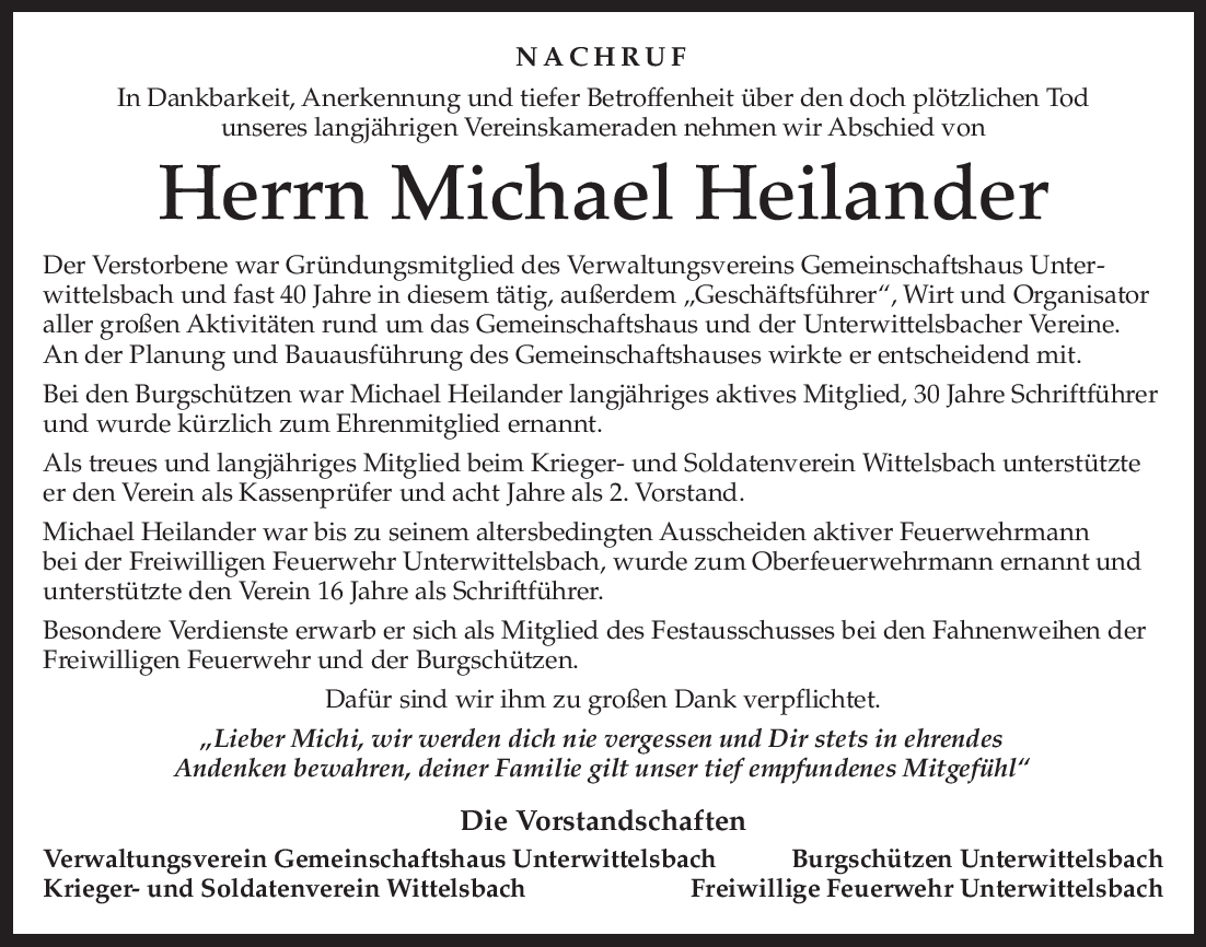Micha­el Hei­lan­der