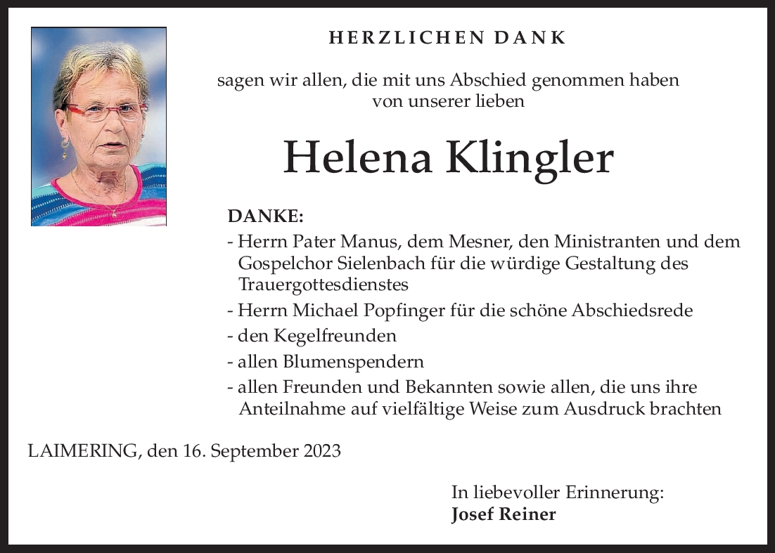 Hele­na Klin­gler