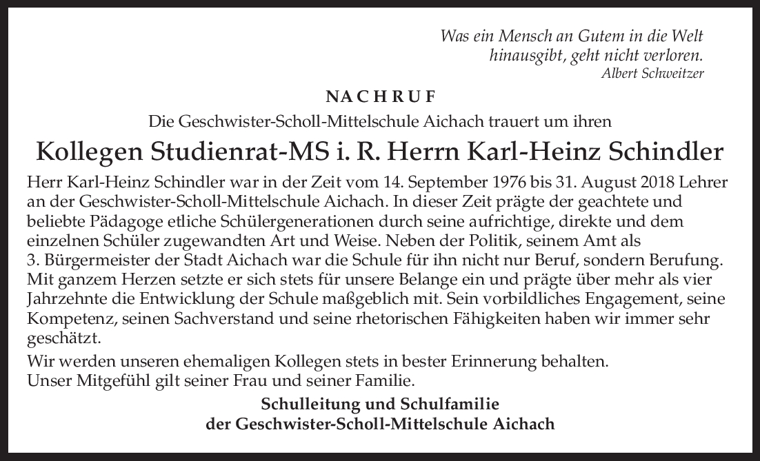Karl-Heinz Schind­ler