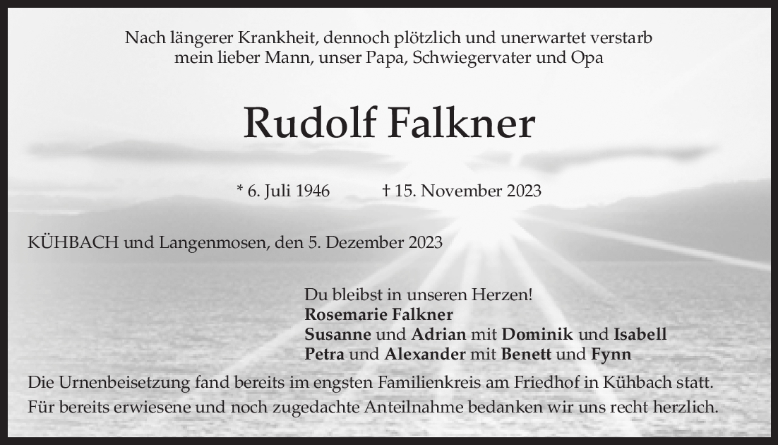 Rudolf Falk­ner