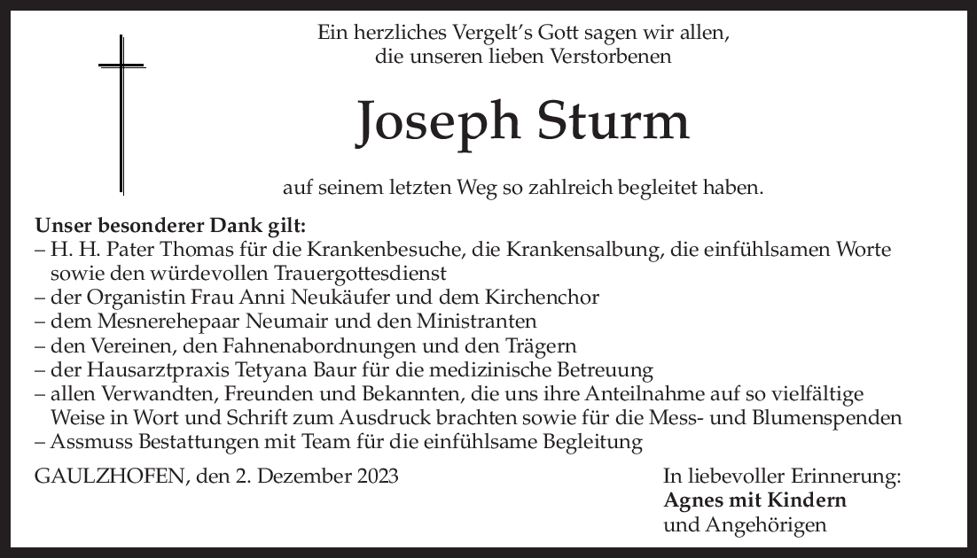Joseph Sturm