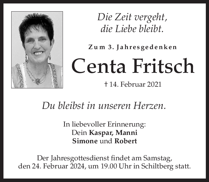 Cen­ta Frit­sch