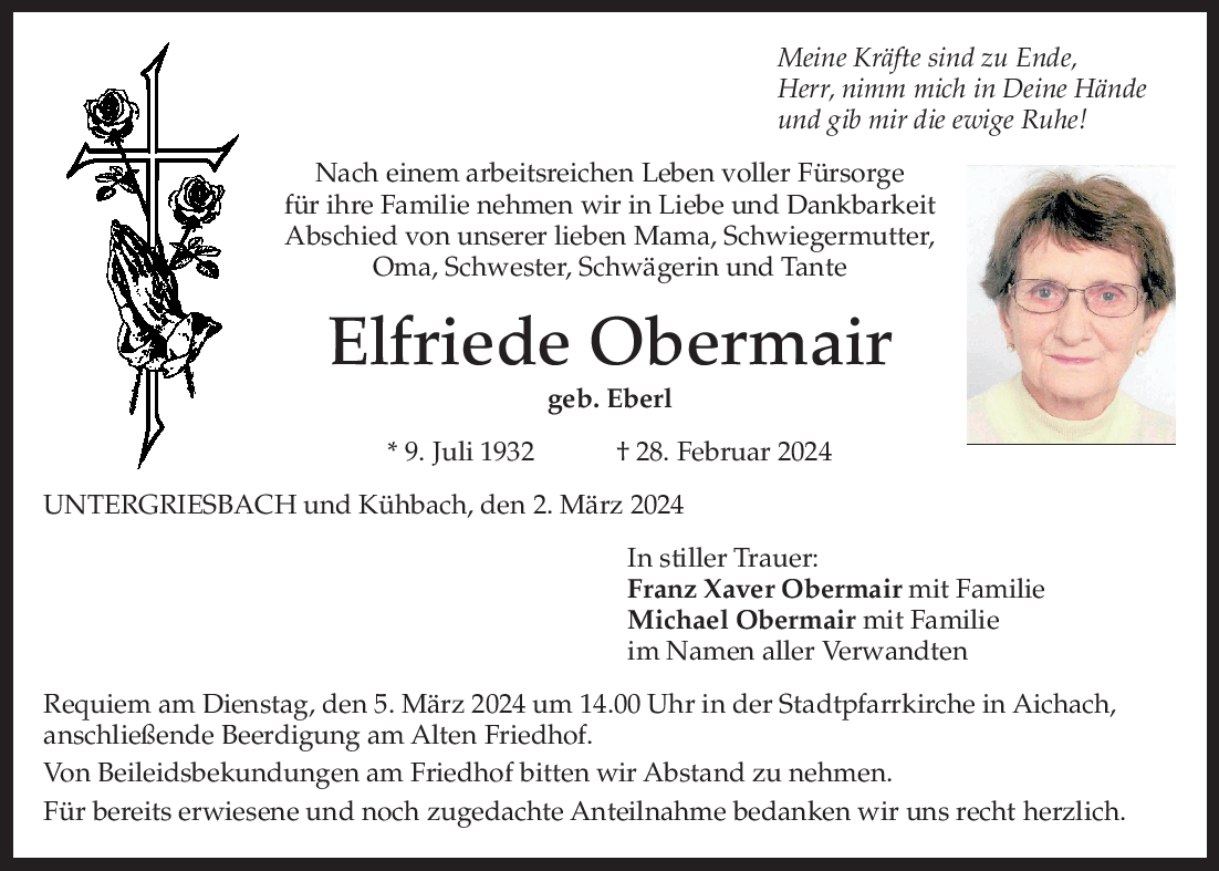 Elfrie­de Ober­mair