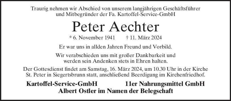 Peter Aech­ter