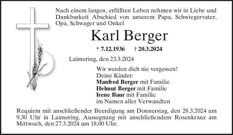 Karl Ber­ger