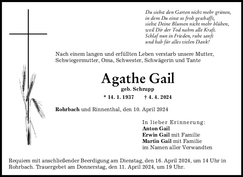 Aga­the Gail
