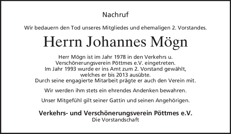 Johan­nes Mögn