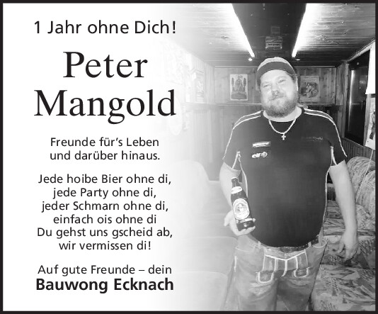 Peter Man­gold