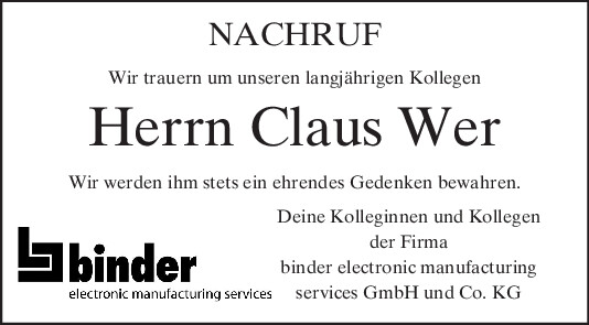 Claus Wer