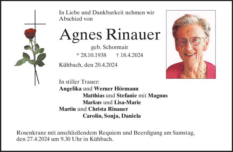Agnes Rin­au­er