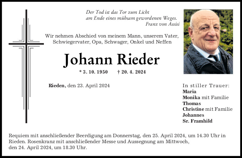 Johann Rie­der
