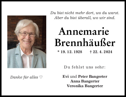 Anne­ma­rie Brenn­häu­ßer