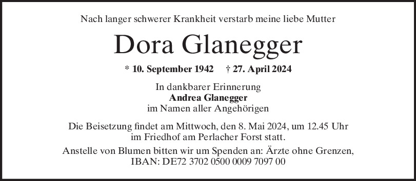 Dora Glan­eg­ger