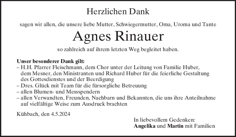 Agnes Rin­au­er
