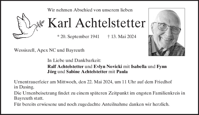 Karl Ach­tel­stet­ter